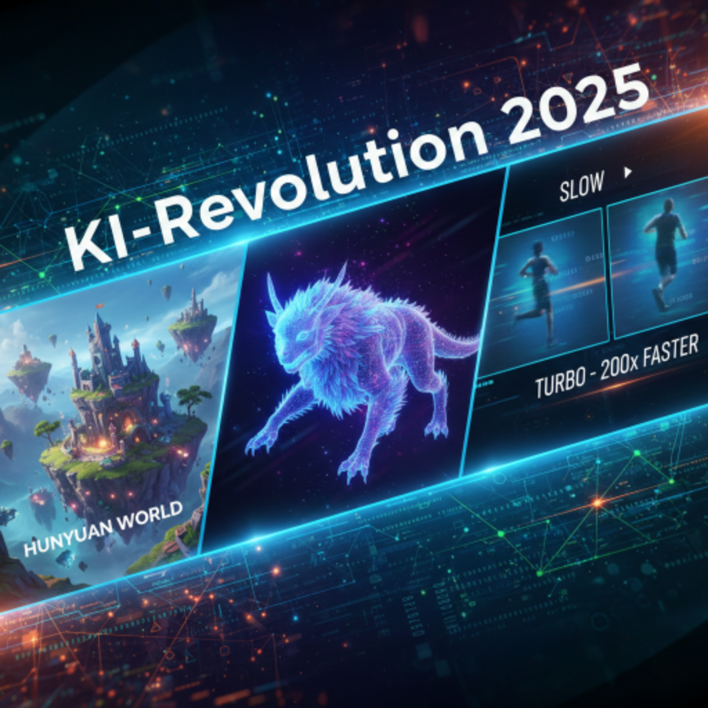 KI-Revolution im Dezember 2025: TurboDiffusion, Gemini 3 Flash & Die Zukunft der 3D-Generierung