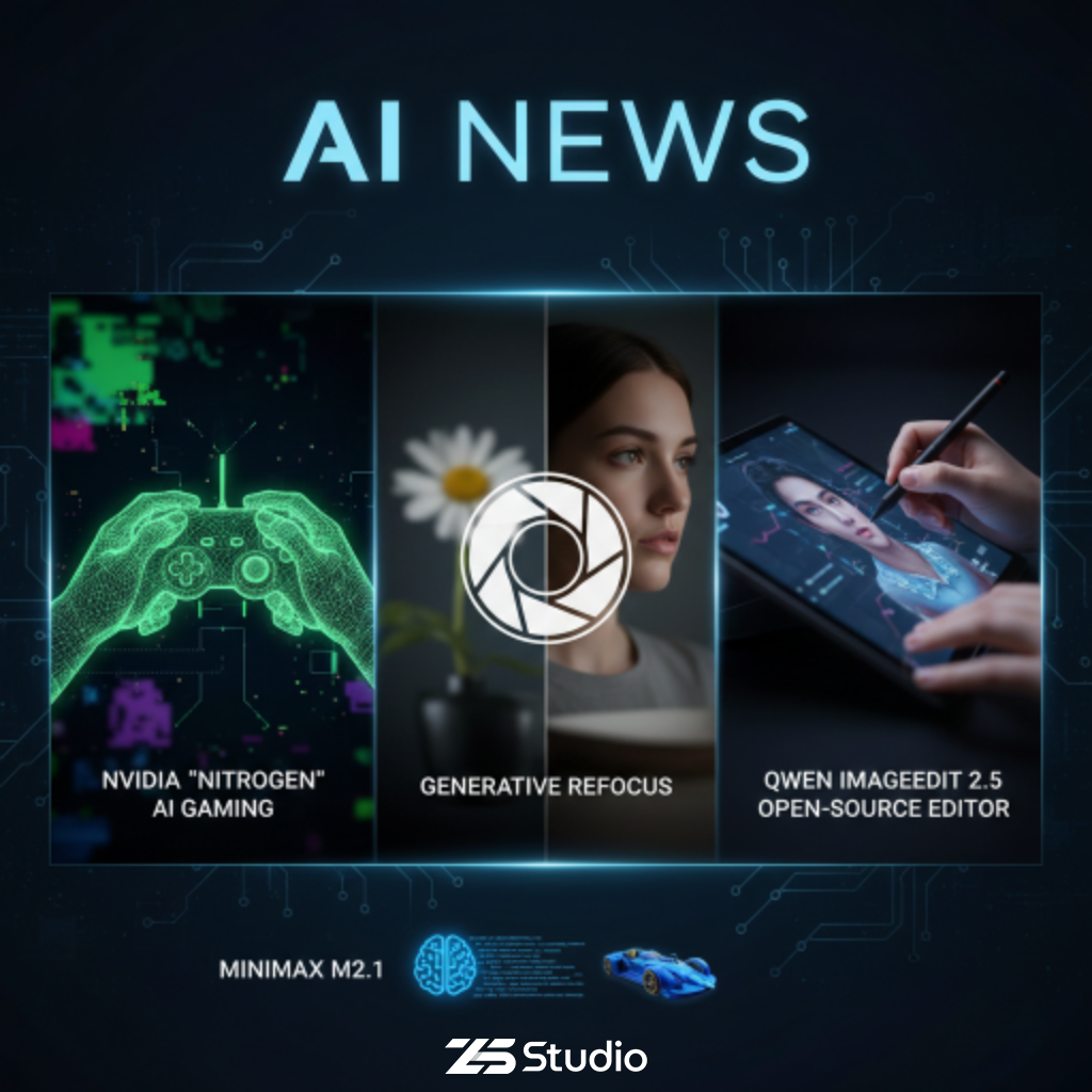AI News: NVIDIA NitroGen, MiniMax M2.1 & die 3D-Revolution – Der Deep-Dive zum Jahreswechsel